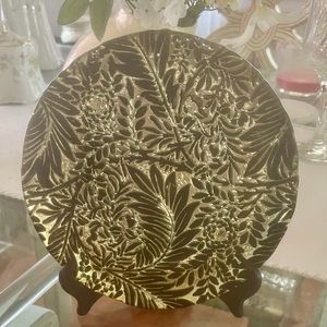 Z GALLERIE- FLORA APPETIZER PLATES SET of 4